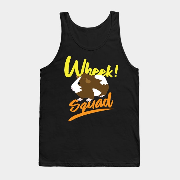 Wheek Squad Gift for Guinea Pig Lovers Cute Guinea Pig Tank Top by Riffize